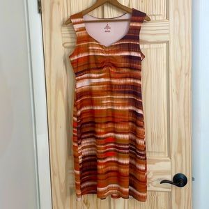 Prana athletic dress. Fully lined. Excellent condition. No flaws. Soft fabric.